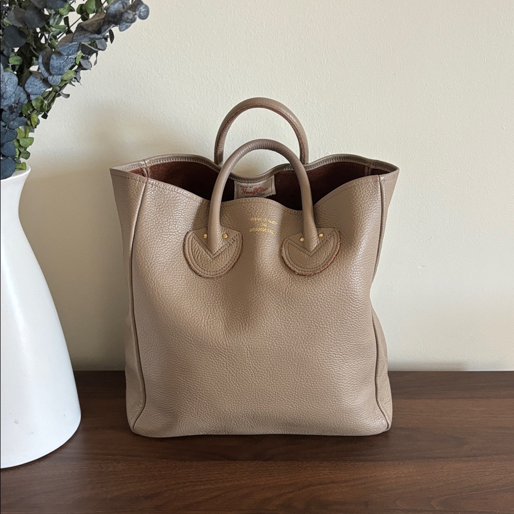 YOUNG&OLSEN embossed Leather Tote Bag